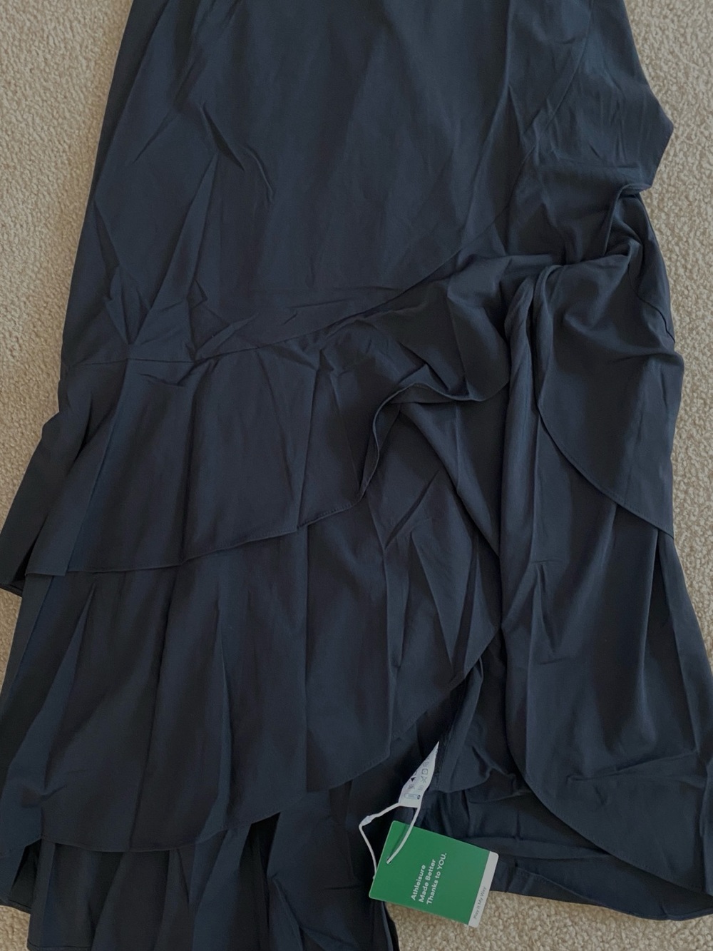 MEDIUM . HALARA BREEZEFUL LACE UP RUFFLE HEM QUICK DRY MAXI - Picture 8 of 11